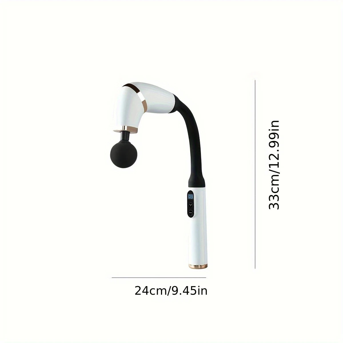 Massage Gun with Extension Handle | Neck, Back & Muscle Relief