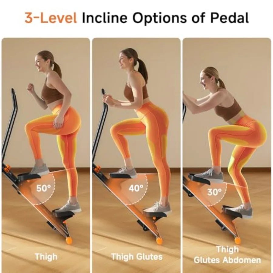 Stair Stepper for Home Gym Exercise Stairmaster for Full-Body Workout Compact Folding Stair Climber with Extended Step Range Ad