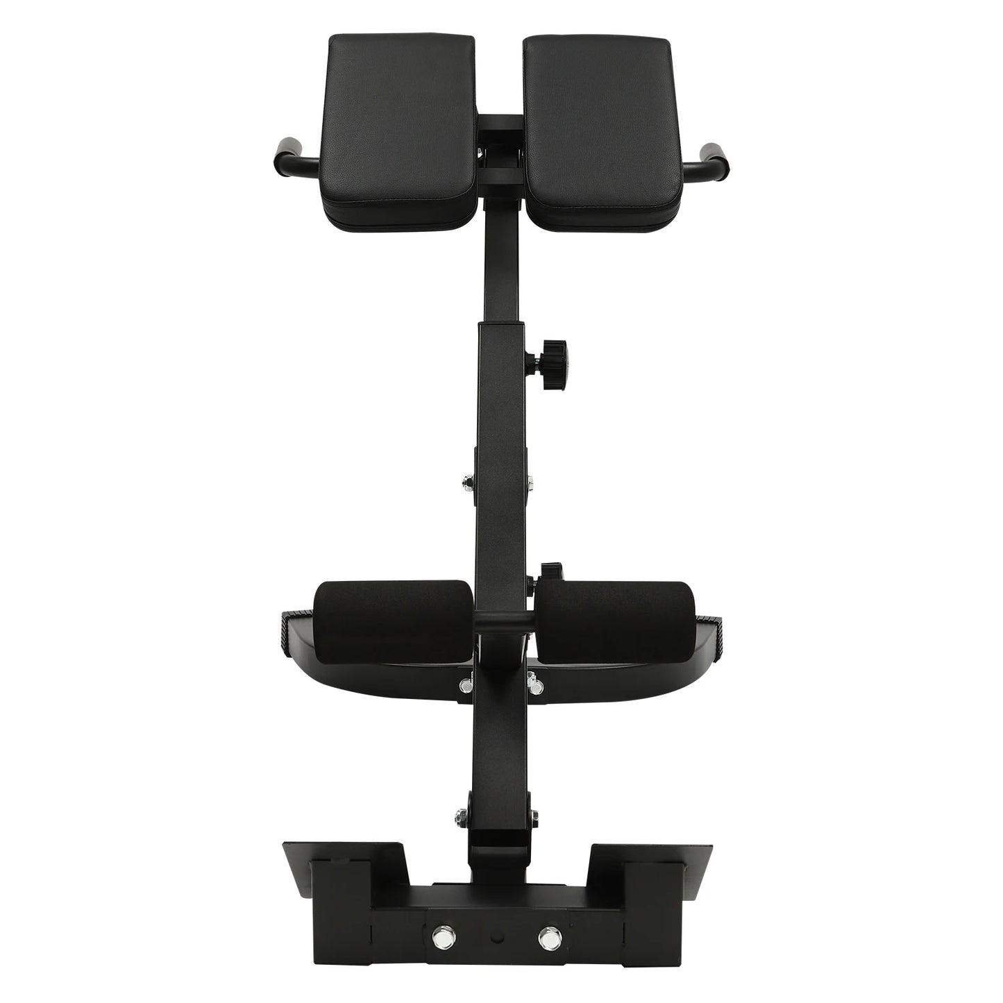103*70*113 cm/ 40.55*27.55*44.48 in Black Home Fitness Workout Roman Chair Hyperextension Back Extension Bench Adjustable