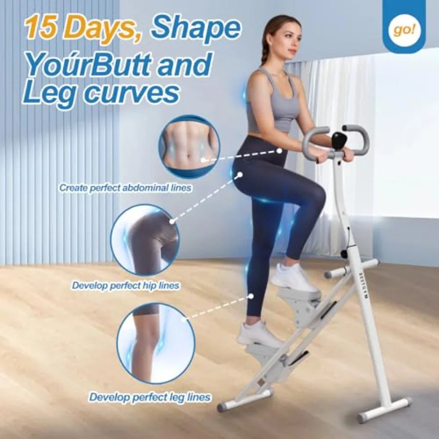 Stair Stepper for Home Gym, Folding Vertical Climber Workout Machine for Full-Body Workout,  Cardio Exercise Climber with Adjust