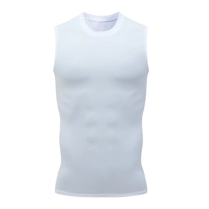 Men's Compression Sleeveless Gym Tank Top | Fitness Training Shirt – Wellness-Whirl