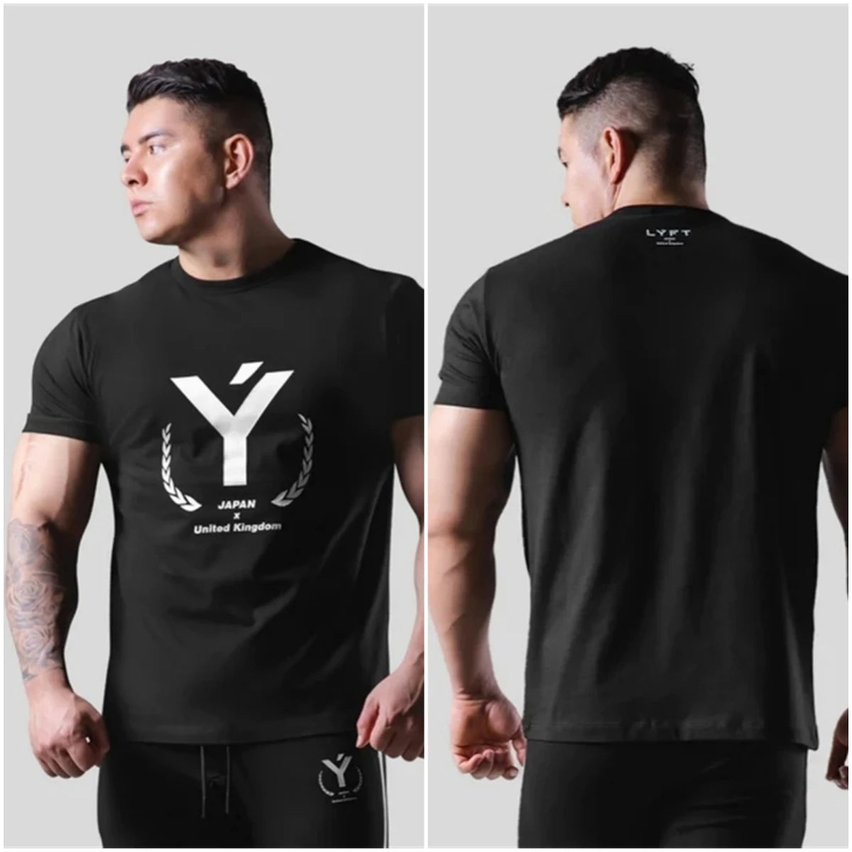 Men's Cotton Gym T-Shirt | Fitness Bodybuilding Tee