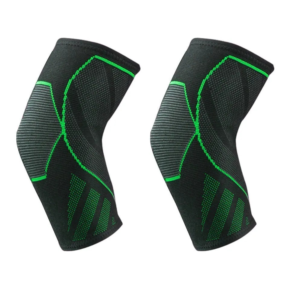 2 PCS Compression Elbow Support Pads Elastic Brace for Men Women Basketball Volleyball Fitness Protector Arm Sleeves