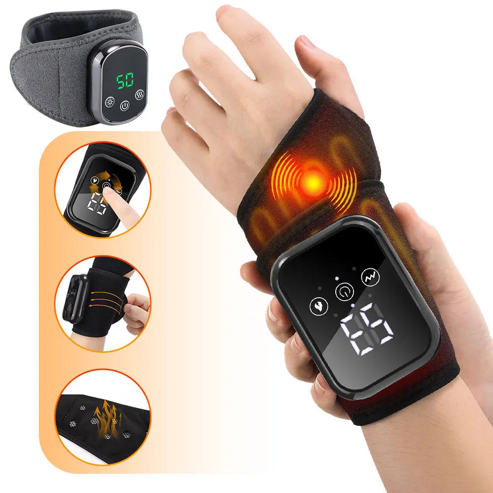 Electric Heating Wrist Massager , Relieves Tenosynovitis Carpal Tunnel Fatigue Relief