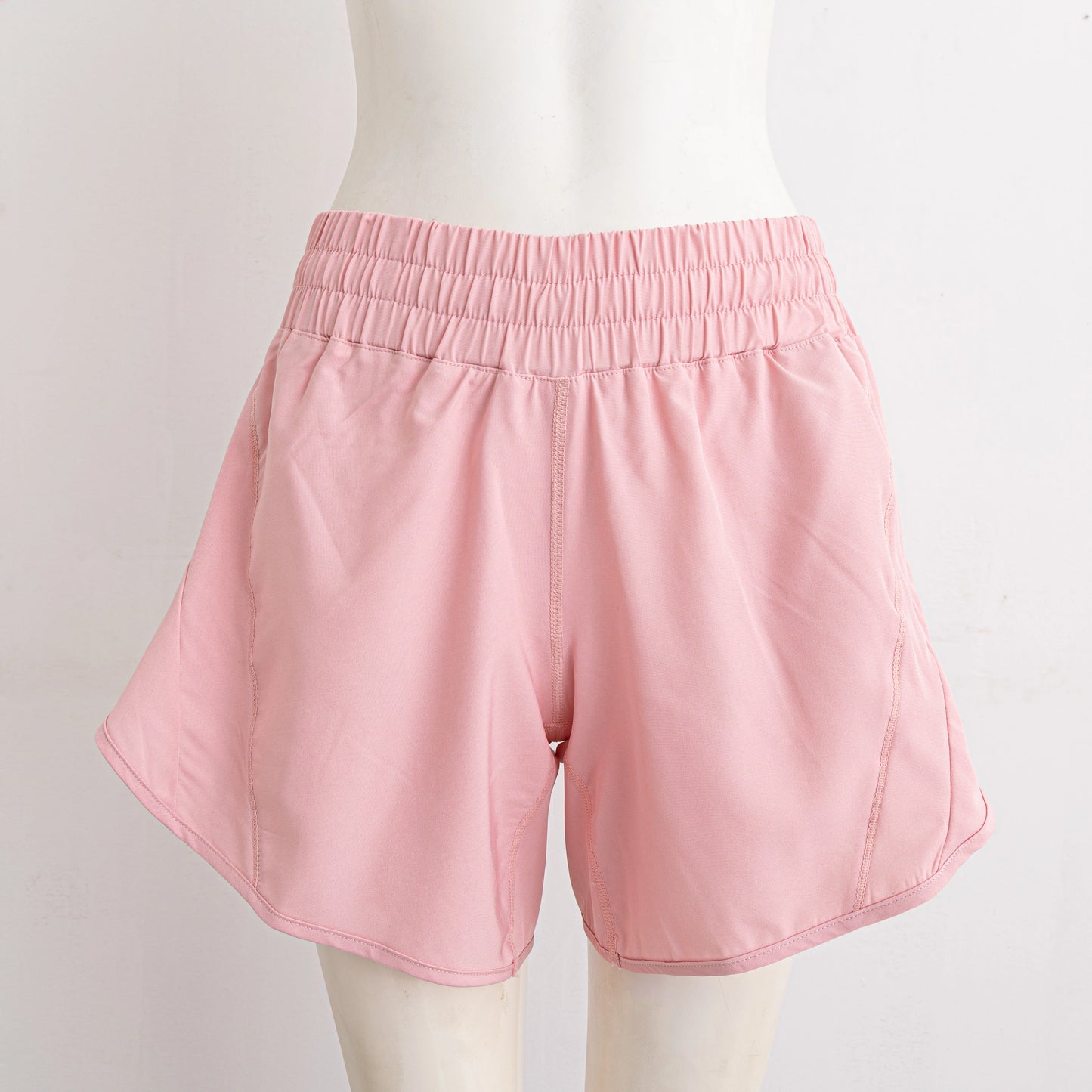 Women's Running Athletic Yoga Shorts High Waisted Gym Workout Pants Liner Quick Dry Cycling Shorts Joggings Clothes Clothing